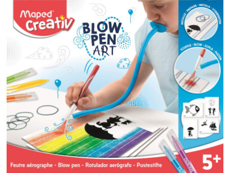 Maped Kit feutre aérographe BLOW PEN 'Fil'Art', 22 pièces