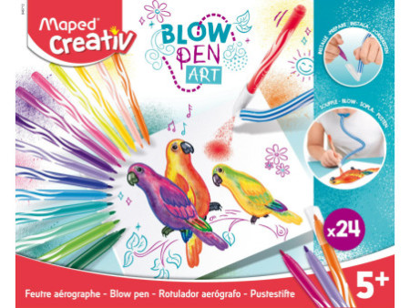 Maped Creativ Kit feutre aérographe BLOW PEN Art, 32 pièces