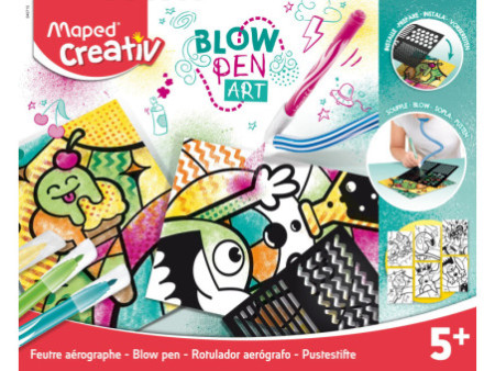 Maped Kit feutre aérographe BLOW PEN 'Pop'Art', 15 pièces