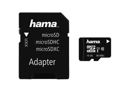 hama Carte mémoire Micro SecureDigital DHC, classe 10, 16 GB