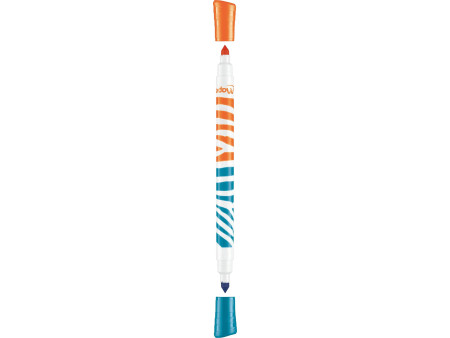 Maped Feutre double pointe DUO COLOR'PEPS, étui de 10