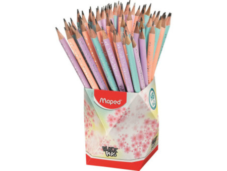 Maped Crayon BLACK'PEPS PASTEL, dureté : HB, pot de 72