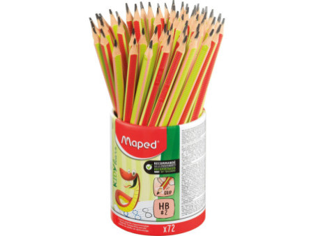 Maped Crayon d'apprentissage KIDY learn, pot de 72