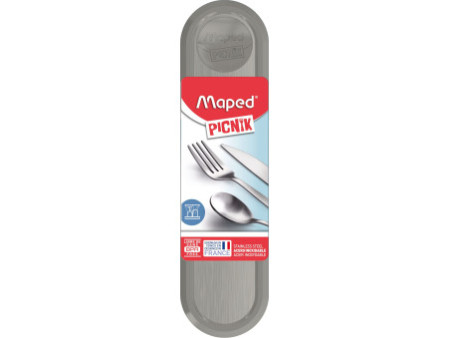 Maped PICNIK Set de couverts CONCEPT,boîte de rangement gris