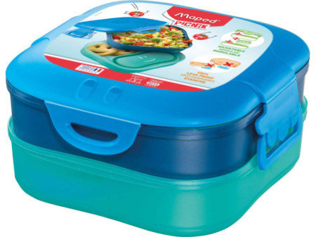 Maped PICNIK Boîte à déjeuner KIDS CONCEPT 3en1, 1,4 l, bleu