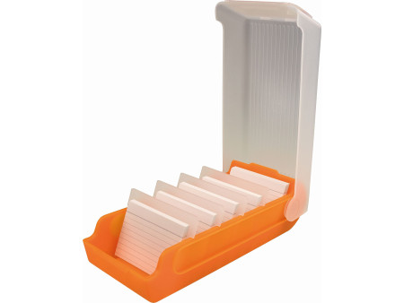 helit Boîte à fiches éducatives 'the beebox' A7, orange