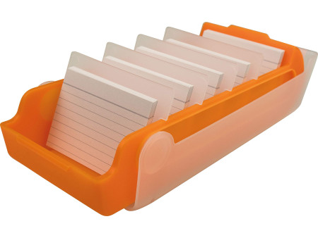 helit Boîte à fiches éducatives 'the beebox' A7, orange