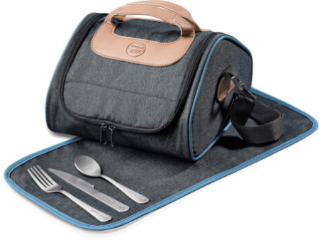 Maped PICNIK Sac à déjeuner CONCEPT avec set de table, bleu