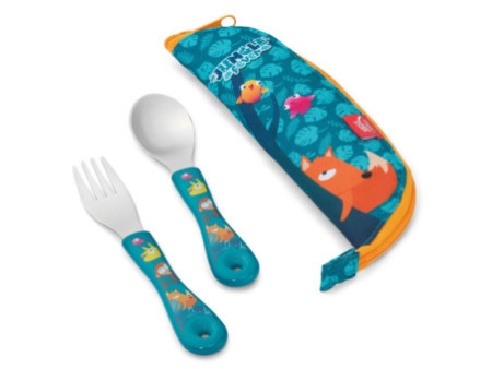 Maped PICNIK Set de couverts JUNGLE FEVER, 3 pièces, bleu