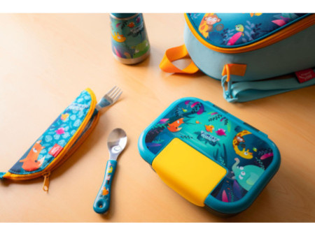 Maped PICNIK Set de couverts JUNGLE FEVER, 3 pièces, bleu