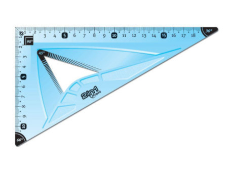 Maped Kit de géométrie Flex, incassable, 3 pièces