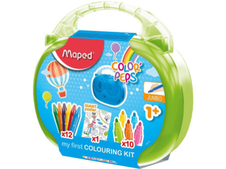 Maped ma première valise à dessin COLOR'PEPS, 23 pièces,