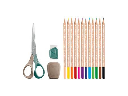 Maped Trousse SMILING PLANET, crème/vert, garni