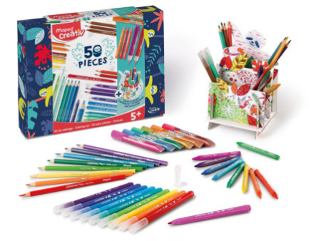 Maped Creativ Kit de coloriage COLOURING KIT, 50 pièces