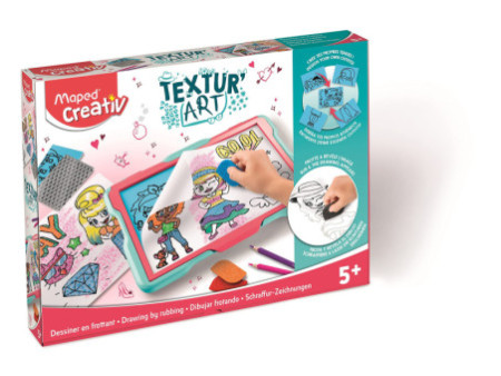Maped Creativ Plateau de dessin TEXTUR'ART FASHION