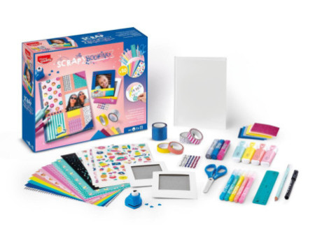 Maped Creativ Coffret Scrapbooking, 50 pièces, blanc