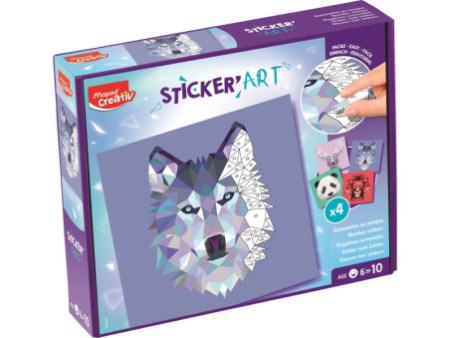 Maped Creativ Collage sur chiffres STICKER'ART CREATIVE SET