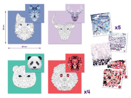 Maped Creativ Collage sur chiffres STICKER'ART CREATIVE SET