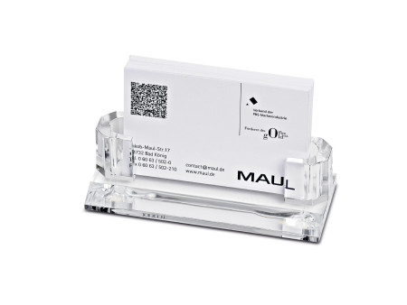 MAUL Porte-cartes de visite acrylique pour env. 35 cartes