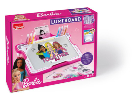 Maped Creativ Machine lumineuse à dessiner LUMI BOARD Barbie