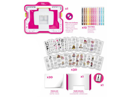 Maped Creativ Machine lumineuse à dessiner LUMI BOARD Barbie