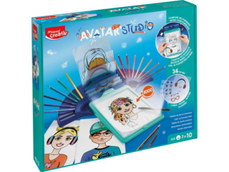 Maped Creativ Machine à dessiner lumineuse AVATAR STUDIO