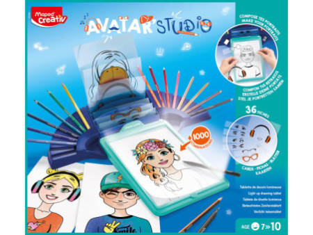 Maped Creativ Machine à dessiner lumineuse AVATAR STUDIO