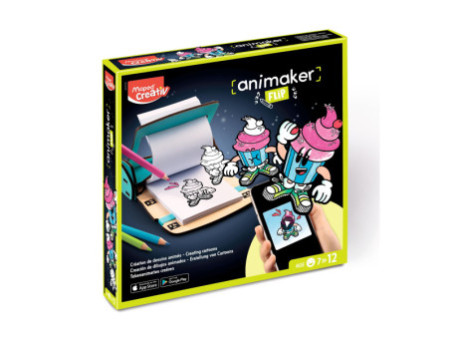 Maped Kit d'animation de folioscope ANIMAKER FLIP MIX