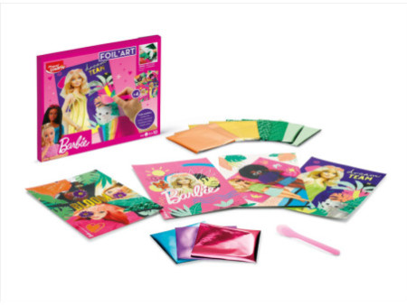 Maped Creativ Kit créatif FOIL ART Barbie, 18 pièces