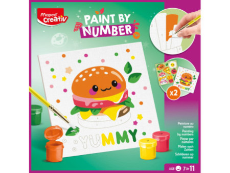 Maped Creativ Coffret de peinture au numéro Motif salé