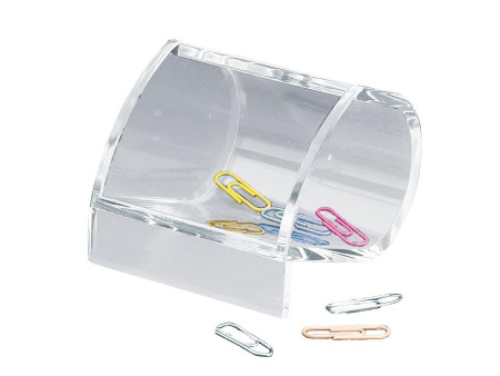 MAUL Distributeur de trombones en acrylique, transparent