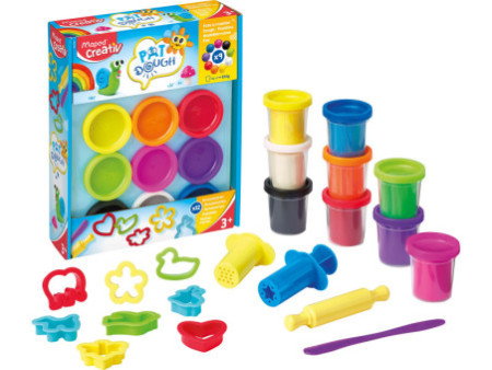 Maped Creativ Pâte à modeler avec accessoires, 21 pièces