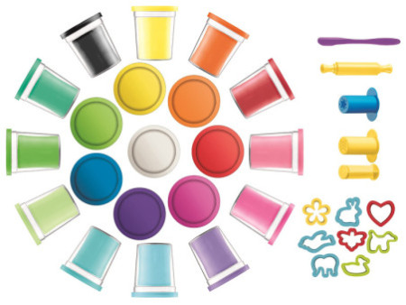 Maped Creativ Kit de pâte à modeler, 32 pièces, maxi coffret