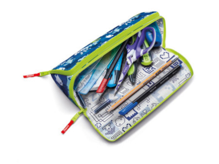 Maped Trousse double XXL FANCY 'BLUE PIXEL'