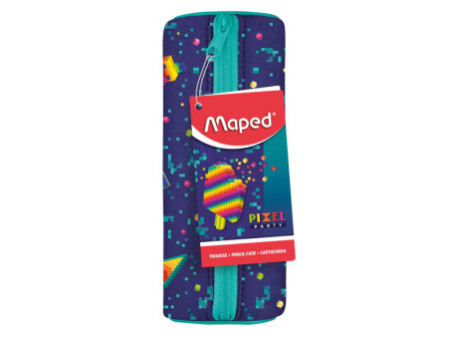 Maped Trousse ronde PIXEL PARTY, bleu
