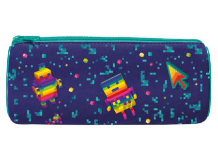 Maped Trousse ronde PIXEL PARTY, bleu