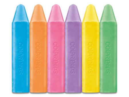 Maped Craie de trottoir COLOR'PEPS, étui de 6 en carton