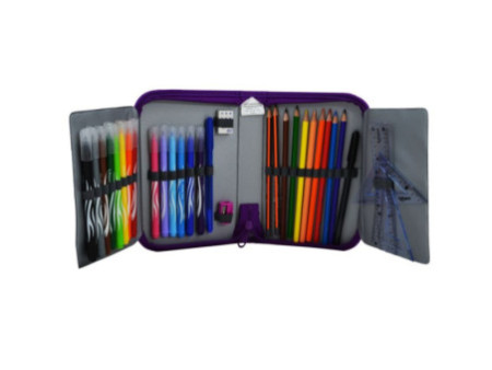 Maped Trousse Karate, en polyester, bleu, garni