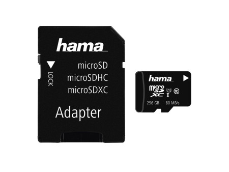 hama Carte mémoire Micro SecureDigital DHC, cl. 10, 256 GB