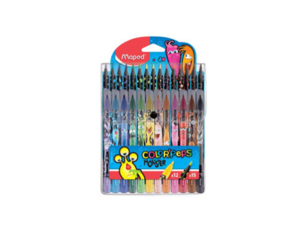 Maped Kit de coloriage COLOR'PEPS MONSTER, étui de 24
