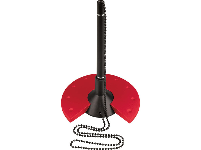 helit Porte-stylo 'the base', noir/rouge