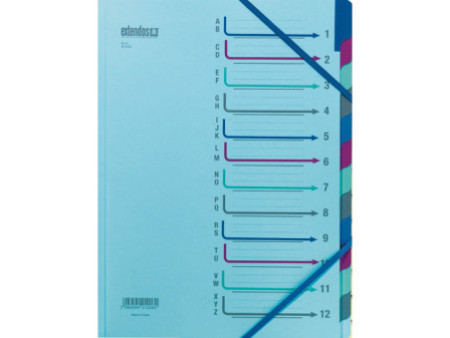 extendos Trieur à élastique série 43, 12 compartiments
