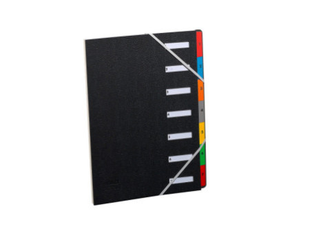 extendos Trieur numérique, A4, 1-7, 7 compartiments, noir