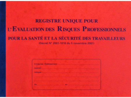ELVE Registre 'Evaluation des risques professionnels'