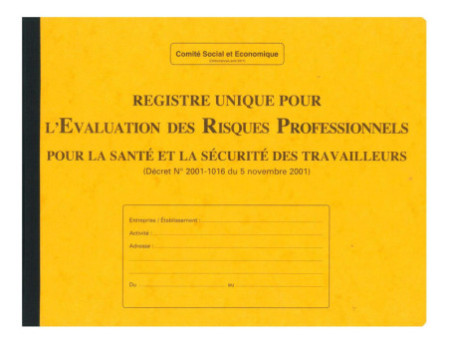 ELVE Registre 'Evaluation des risques professionnels'