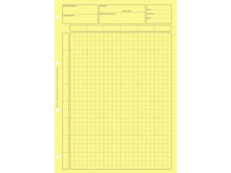 ELVE Bloc audit 'Contrôle interne', 80 pages, jaune clair