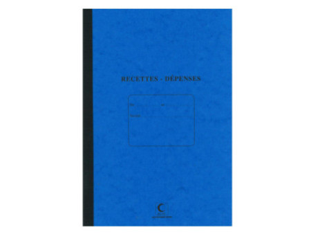ELVE Piqûre 'Recettes/Dépenses', 80 pages, 297 x 210 mm