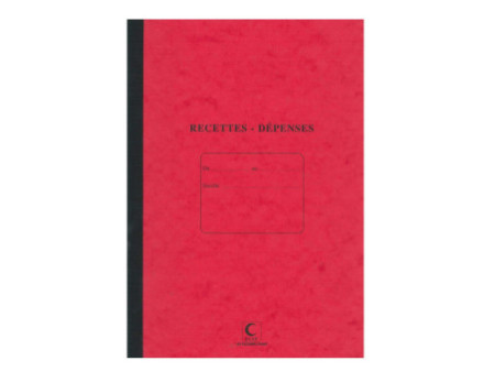 ELVE Piqûre 'Recettes/Dépenses', 80 pages, 297 x 210 mm