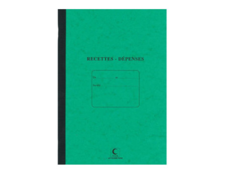 ELVE Piqûre 'Recettes/Dépenses', 80 pages, 297 x 210 mm