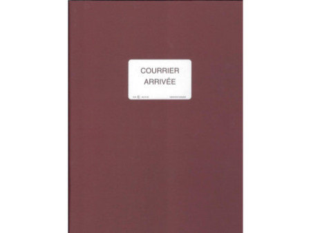 ELVE Registre 'Courrier arrivée', 150 pages, 320 x 250 mm